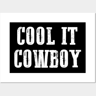 Cool It Cowboy Shirt  | Cowboy Shirt | Nashville Shirt | Bachelorette Party Shirt | Cowgirl Shirt| Black Shirt | Nashville Bachelorette Posters and Art